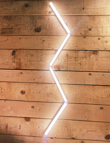 Kit d'éclairage LED Vague pour garage 162cm - 4 Barres | Easy Dalles