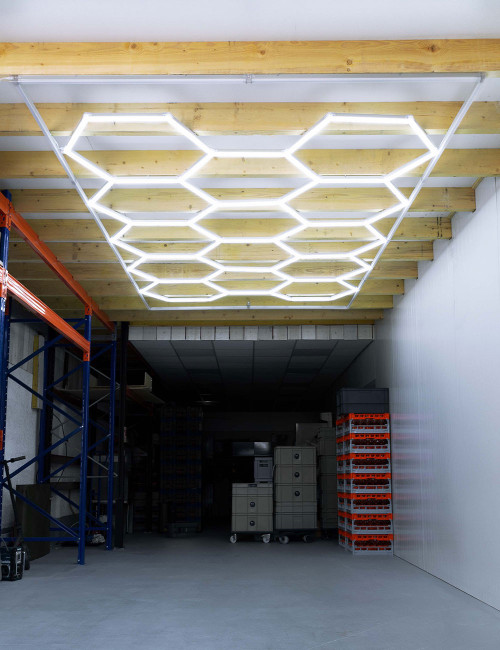 Éclairage LED Design Nid d’Abeille – Modulable et Élégant – 6500K