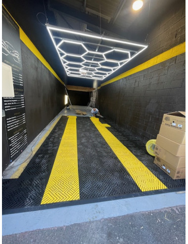 Éclairage LED Design Nid d’Abeille – Modulable et Élégant – 6500K