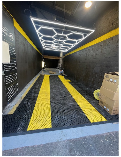 Éclairage LED Design Nid d’Abeille – Modulable et Élégant – 6500K