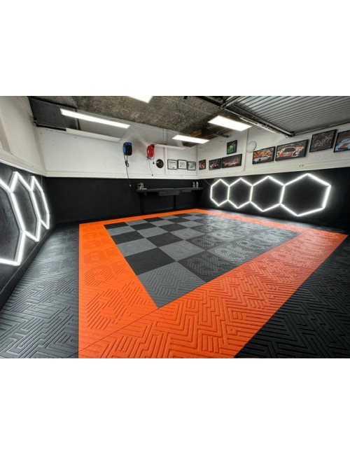 Éclairage LED Nid d’Abeille – 21 Barres LED – Modulable – 6500K