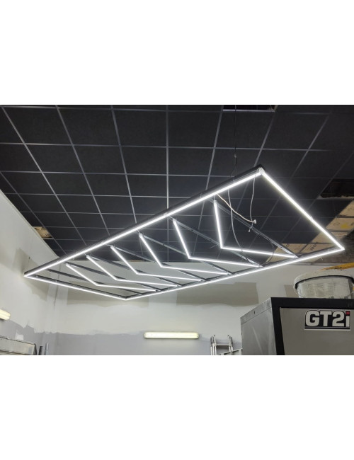 Kit Luminaire LED avec Cadre et 6 Flèches – Design Modulable