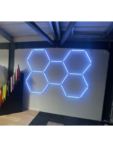 Eclairage LED RGB - Design Nid d'abeille