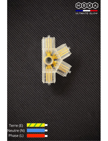 Connecteur mi-étoile 4 sorties