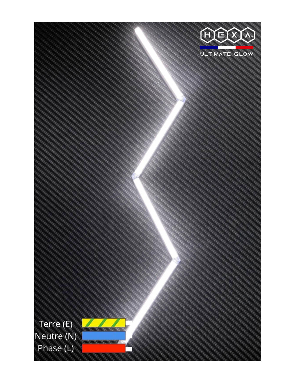 Kit d'éclairage LED Vague pour garage 162cm - 4 Barres | Easy Dalles